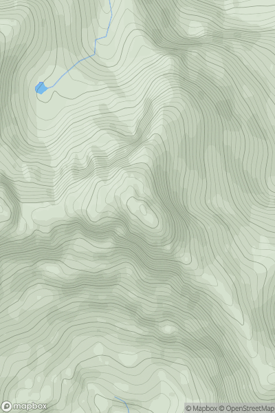 Thumbnail image for Sgurr nan Gillean [Minginish and the Cuillin Hills] showing contour plot for surrounding peak